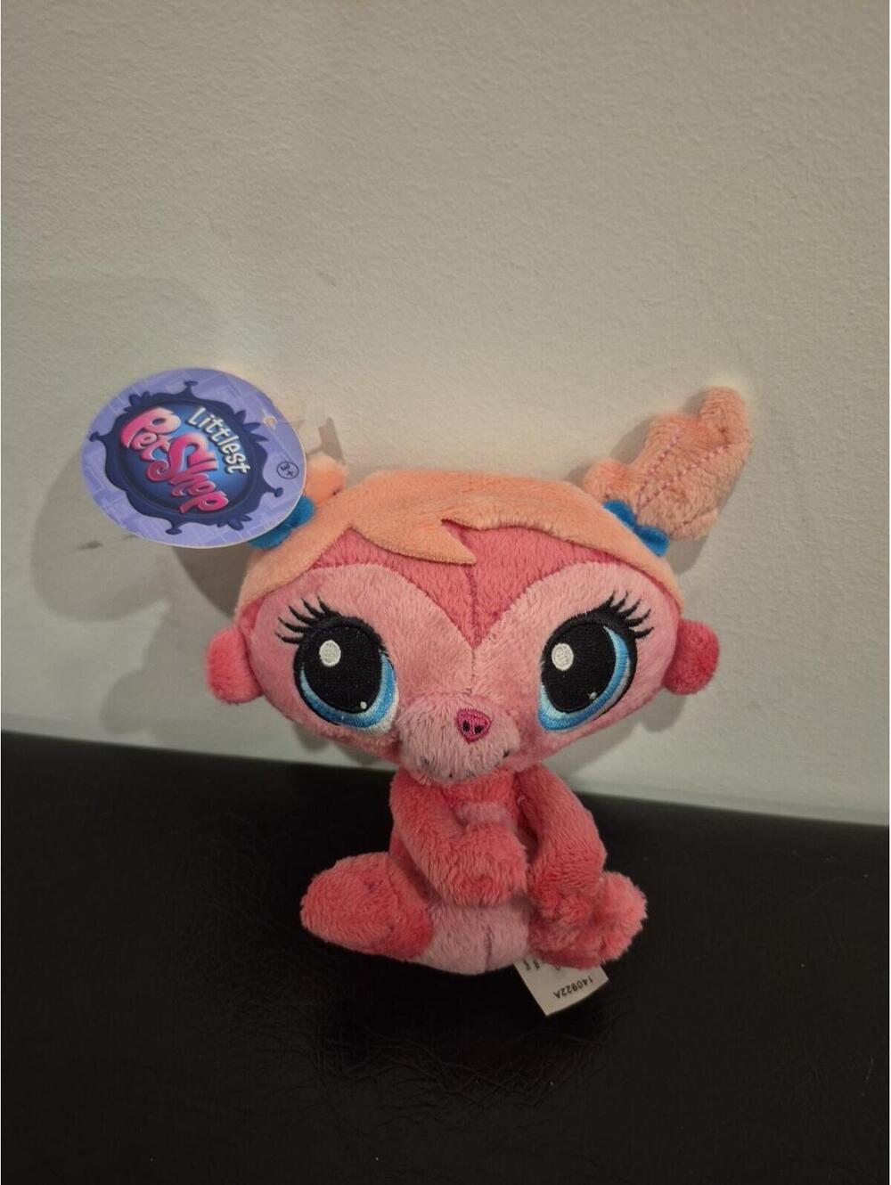 Littlest Pet Shop 7" Pink Minka Mark Monkey Plush Toy LPS NEW W/ Tags
